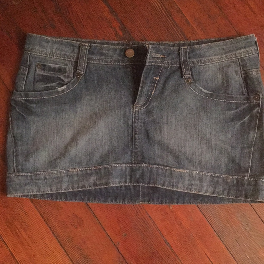 Mini Denim Skirt